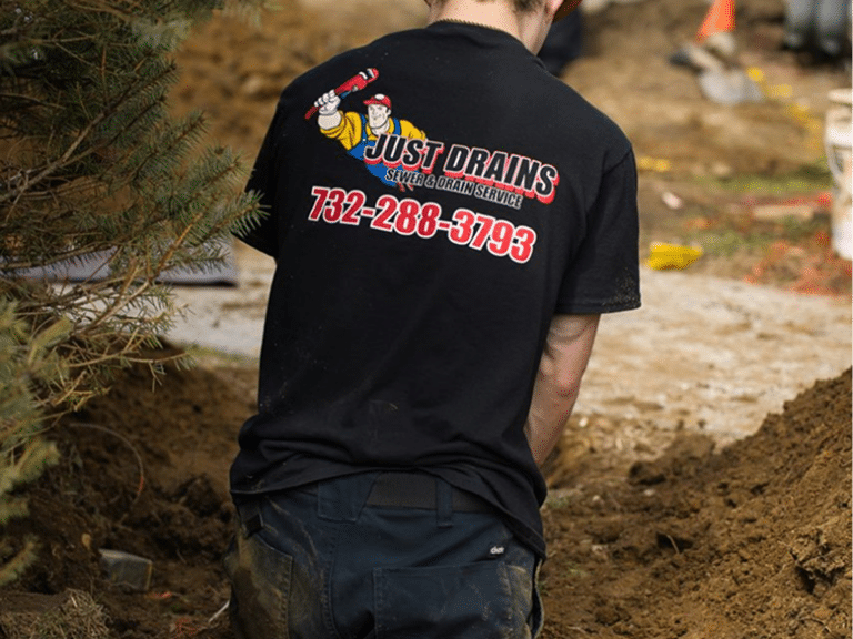 Hydro jetting a blocked main sewer line at a New Jersey property