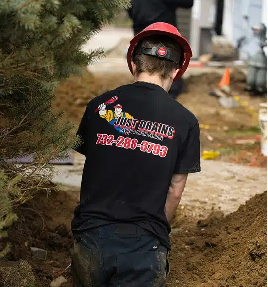 The Just Drains team, a family owned drain and sewer company in Howell NJ